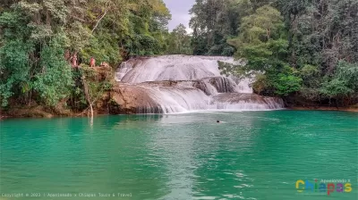 Visita Cascadas de Roberto Barrios en Palenque